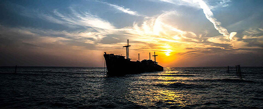کشتی یونانی کیش در تور کیش