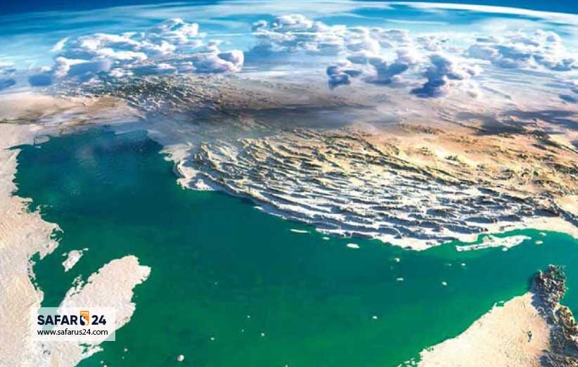 خلیج فارس از بالا