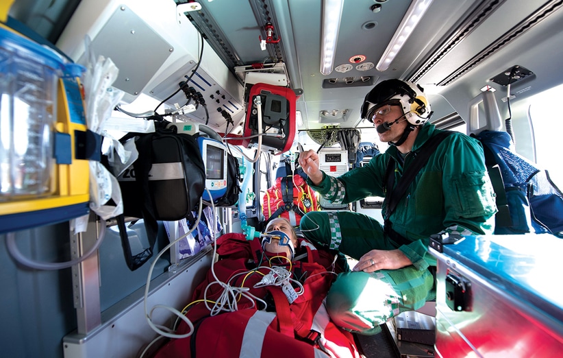 تجهیزات پزشکی آمبولانس هوایی