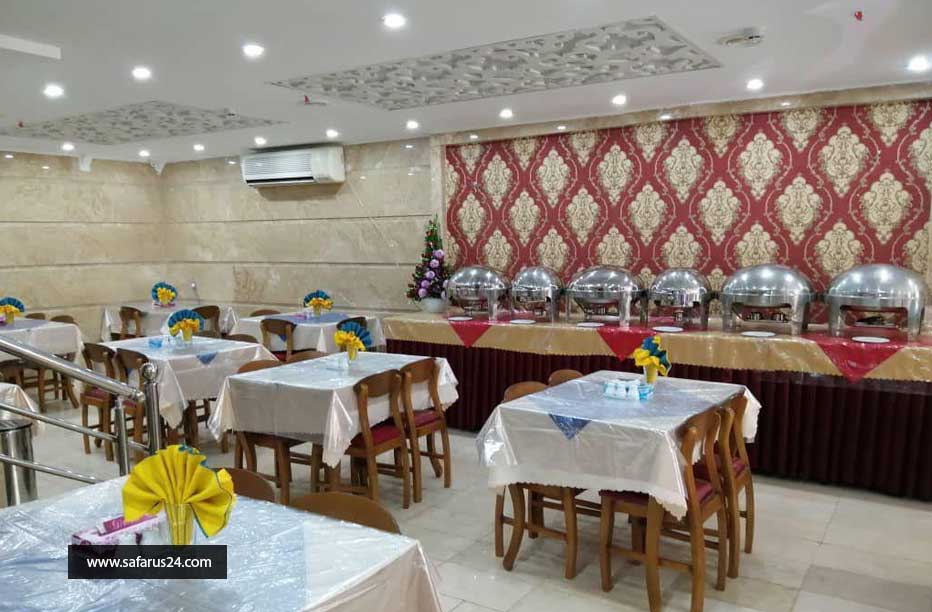 کیفیت غذا در تور مشهد رستوران هتل