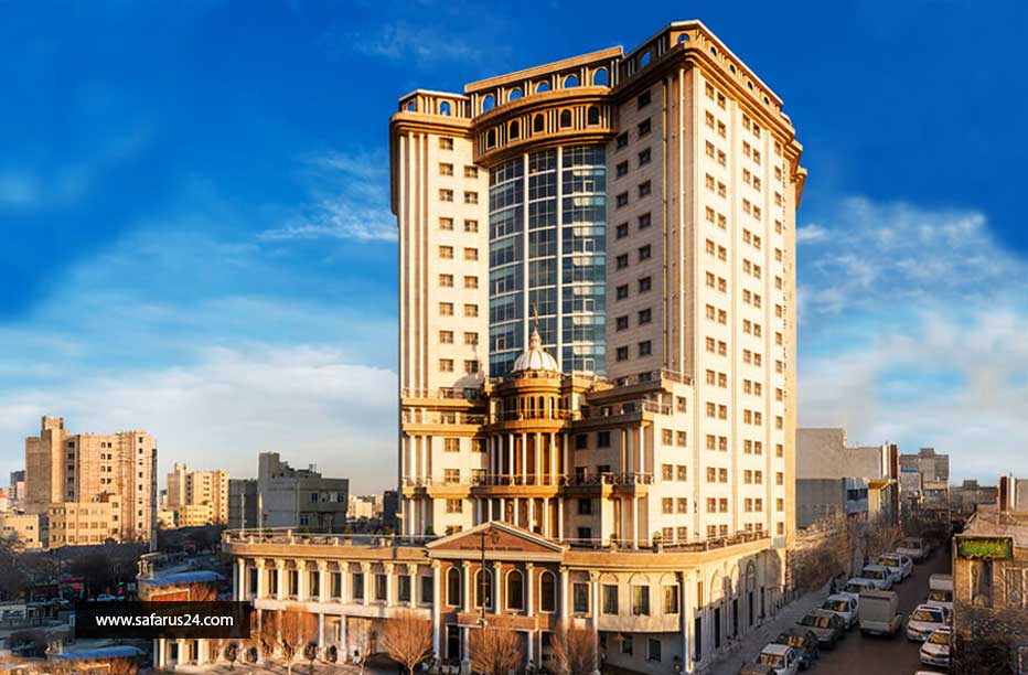 تور مشهد هتل قصر طلایی هوایی از تهران