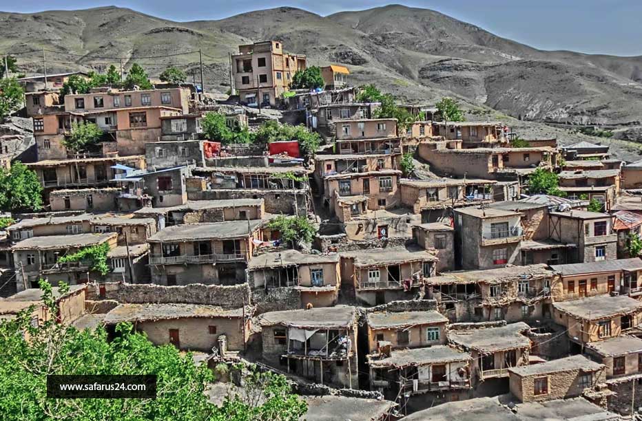 روستای کنگ در تور هوایی مشهد